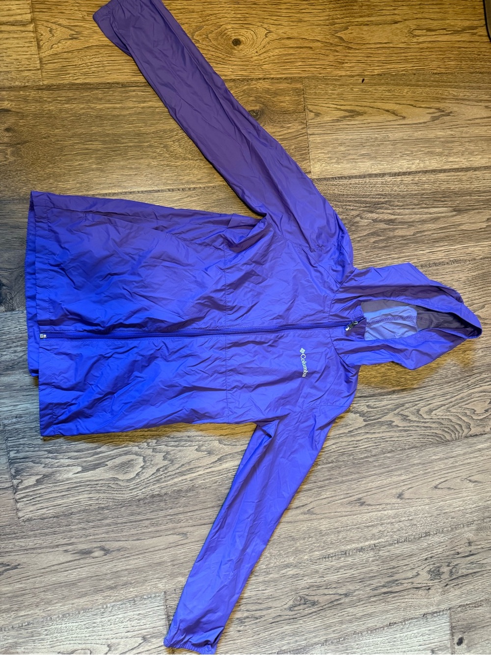 Columbia Purple Kids Rain Jacket